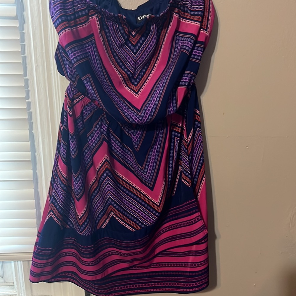 Express strapless dress